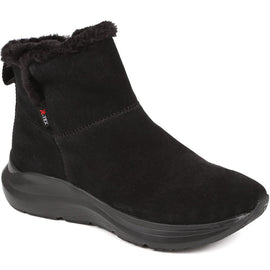 Rieker Fleece-Lined Pull-On Ankle Boots