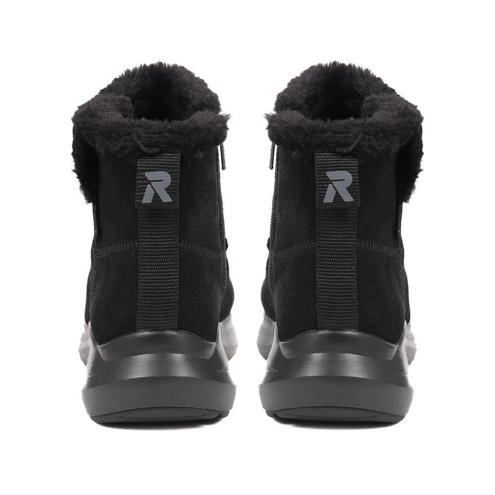 Rieker Fleece-Lined Pull-On Ankle Boots - RKR38504 / 324 064 image 2