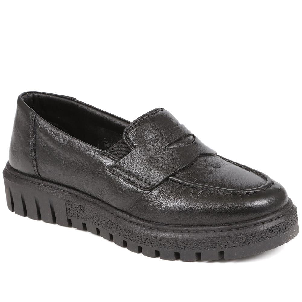 Leather Penny Loafers - TEJ38029 / 324 462 image 3