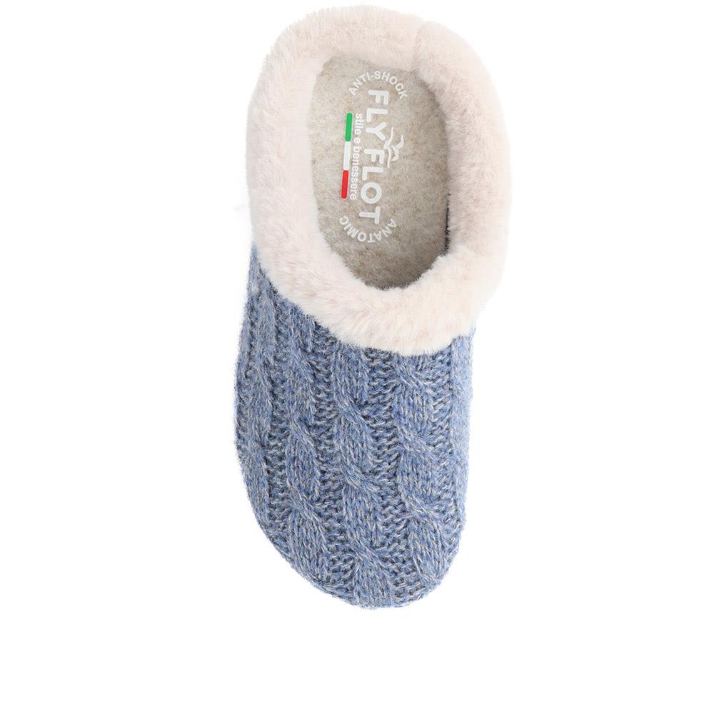 Cosy Mule Slippers  - FLY38019 / 324 106 image 4