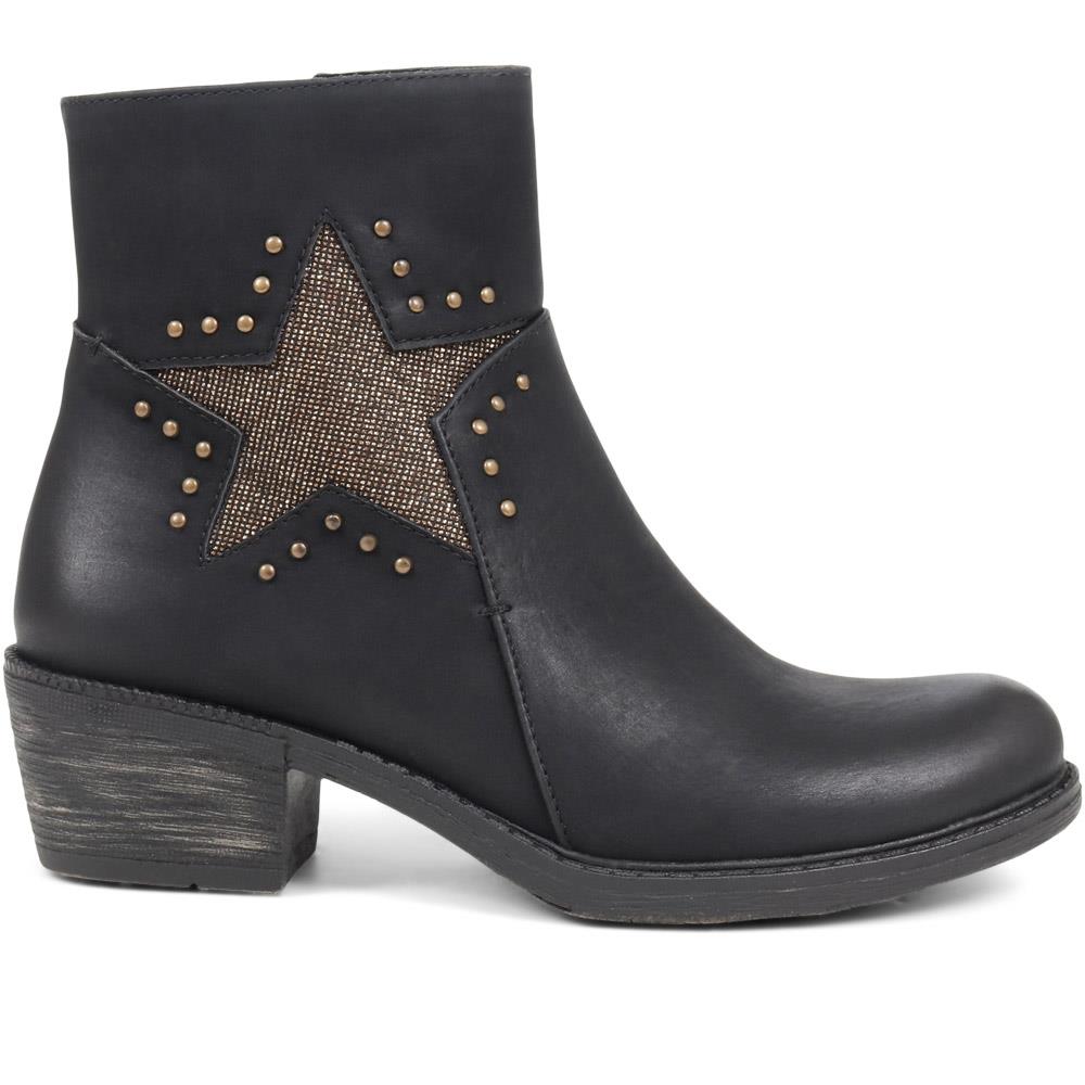Star Detail Ankle Boots - BELPINYI38007 / 324 199 image 1