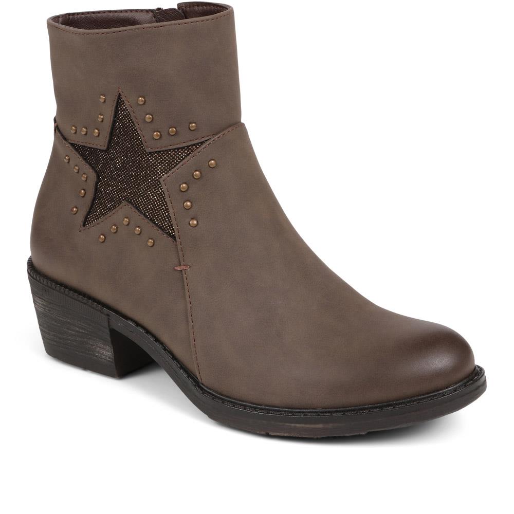 Star Detail Ankle Boots - BELPINYI38007 / 324 199 image 0