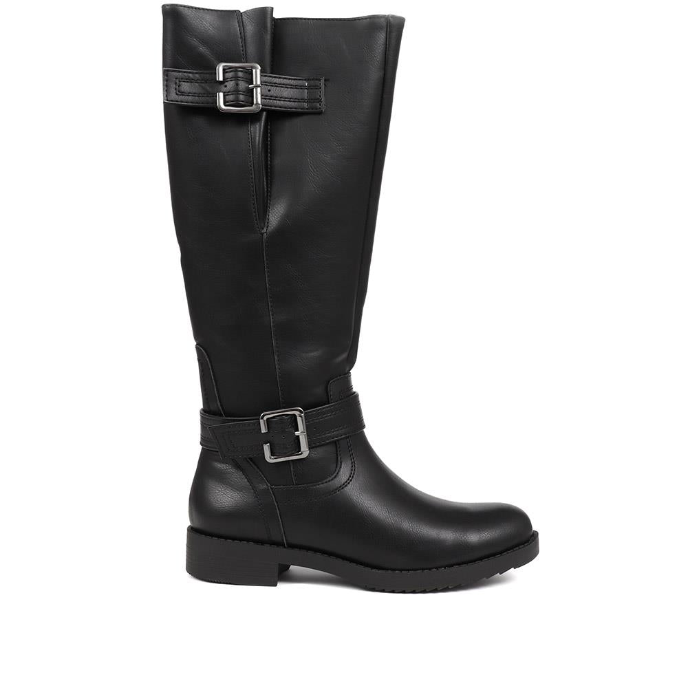 Knee High Flat Boots - PLAN38013 / 324 102 image 1