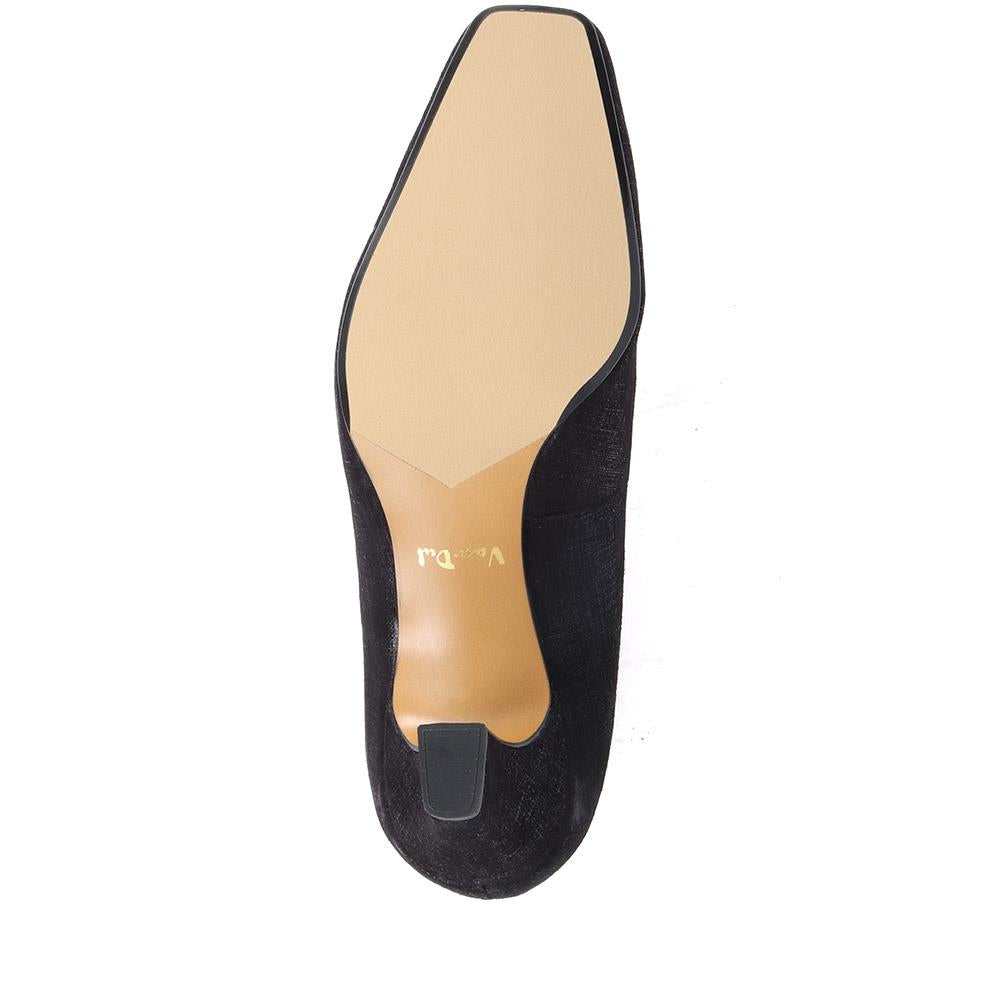 Pointed Toe Leather Court Shoes - GUP38504 / 324 312 image 3