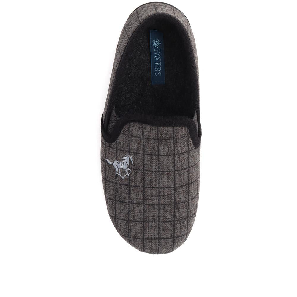 Gents Checkered Full Slippers - KOY38007 / 324 617 image 3