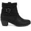 Heeled Buckle Strap Slouch Boot - PLAN38019 / 324 216 image 1