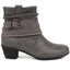 Heeled Buckle Strap Slouch Boot - PLAN38019 / 324 216 image 1