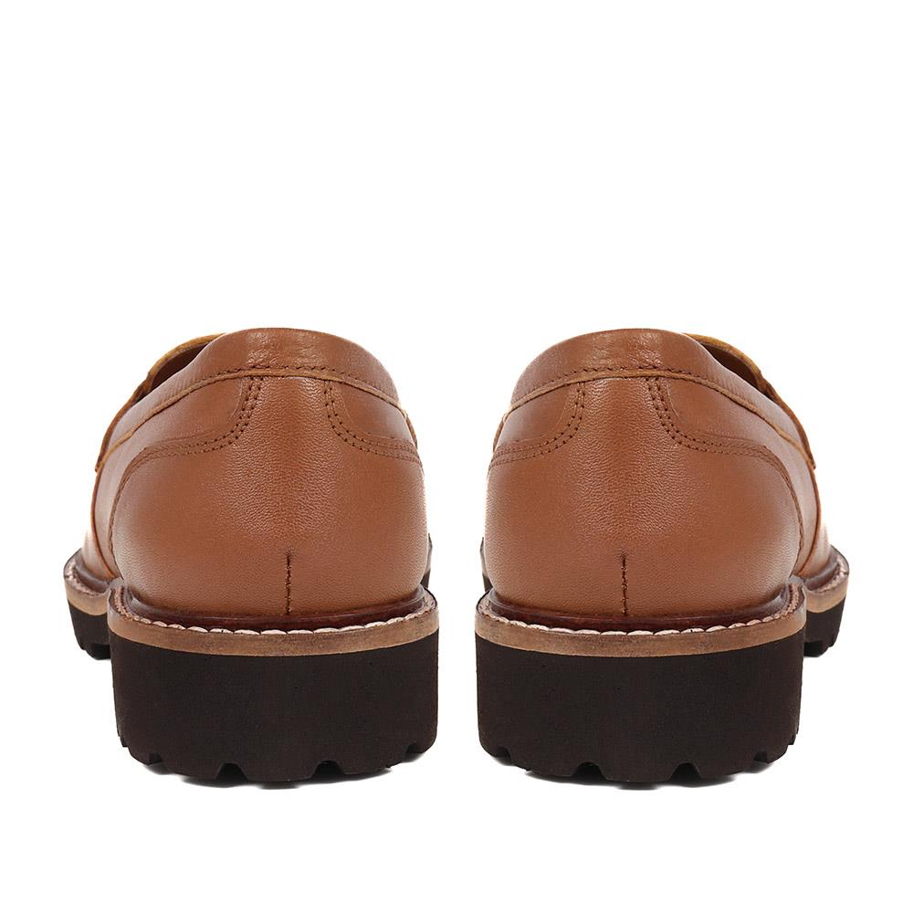 Leather Chunky Sole Loafers - MAGNU38013 / 324 665 image 1