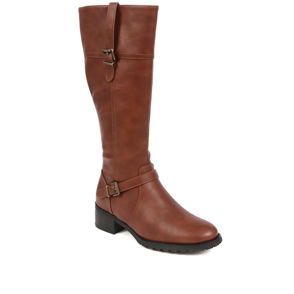 Knee High Buckle Detail Boots - WBINS38119 / 324 688 image 0
