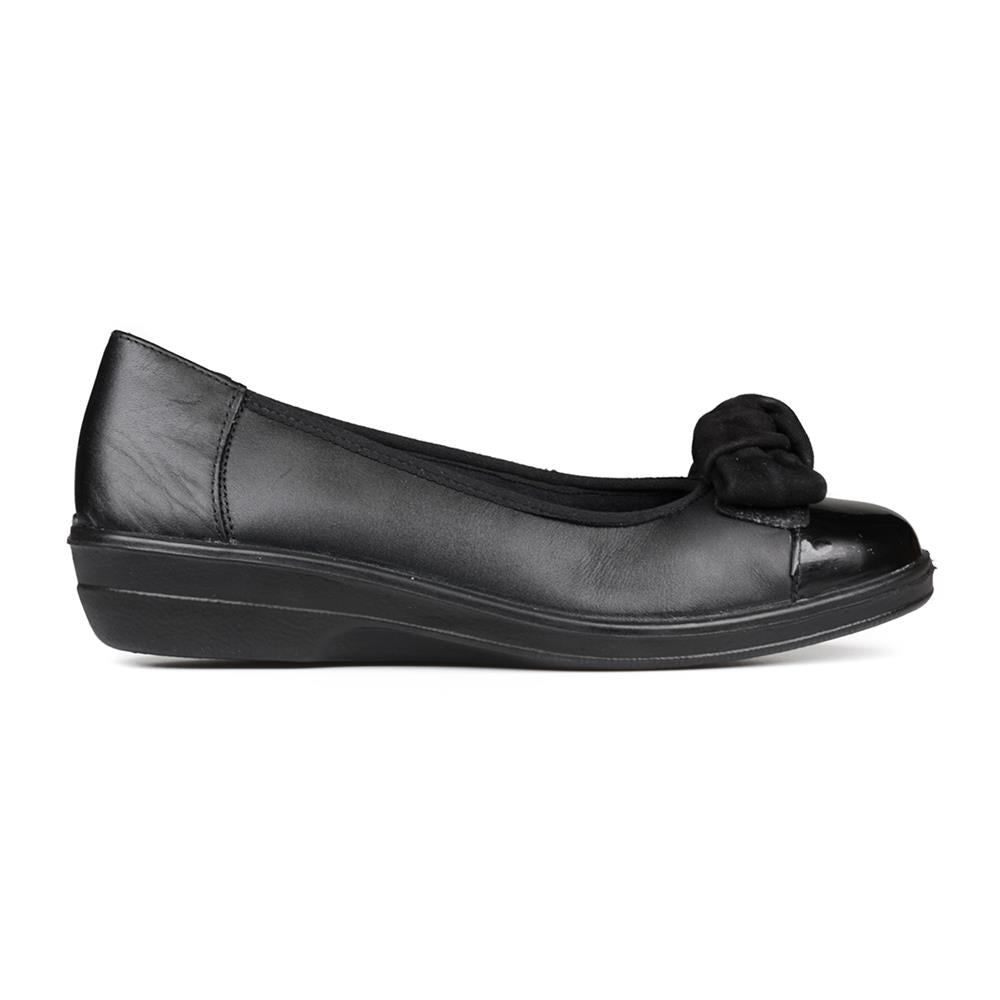 Padders 'Orient' Extra Wide Leather Ballet Pumps - ORIENT / 3209 image 0