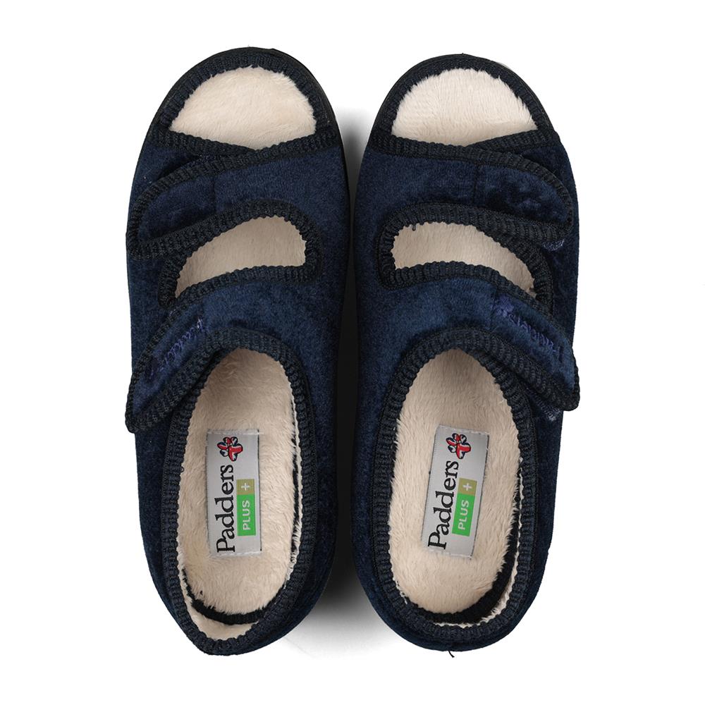 Padders 'Lydia' Extra Wide 2E Fit Slippers - LYDIA / 414-02 image 3