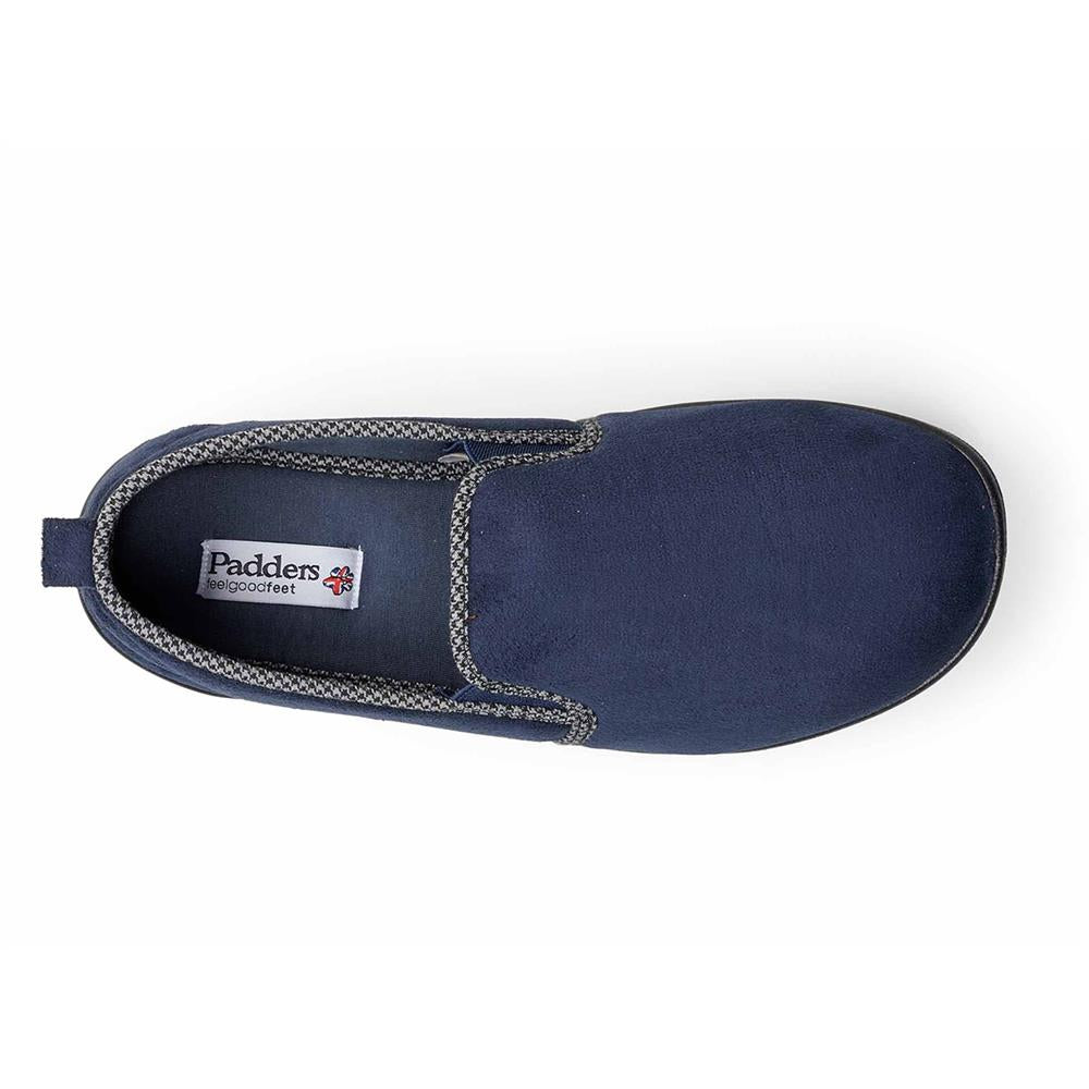 Padders 'Lewis' Wide G Fitting Moccasin Slippers - LEWIS / 470 image 3