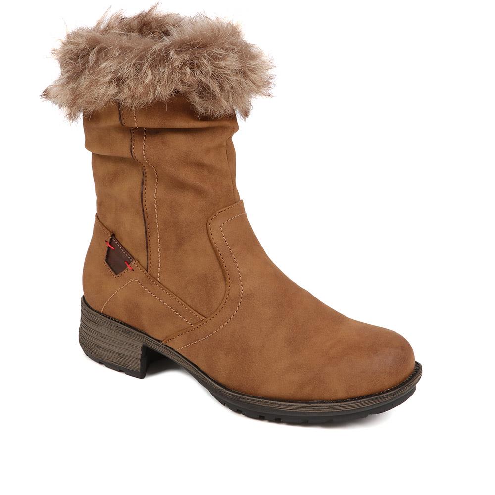 Fleece Lined Ankle Boots - WOIL38038 / 324 580 image 0