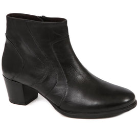  Leather Heeled Ankle Boots 