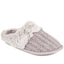 Faux Fur Lined Fleece Slippers - GALOP38001 / 324 485 image 0