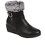 Faux Fur Trim Wedge Ankle Boots - WBINS38121 / 324 521 image 0