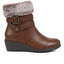 Faux Fur Trim Wedge Ankle Boots - WBINS38121 / 324 521 image 1