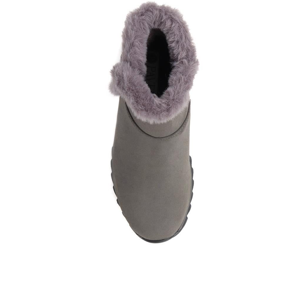 Fleece Lined Ankle Boots - WBINS38125 / 324 523 image 4