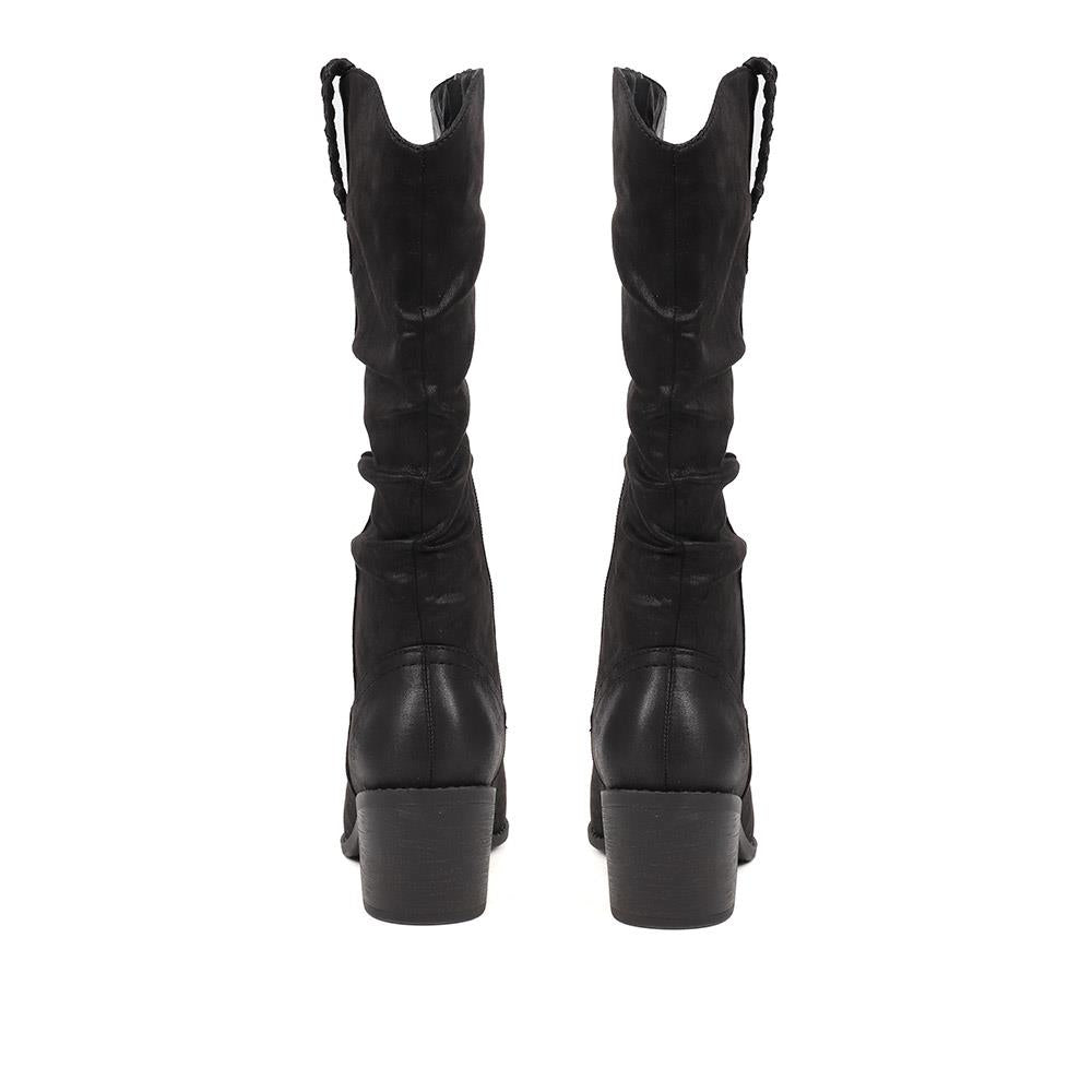 Mid-Calf Western Style Boots - WOIL38053 / 324 870 image 2