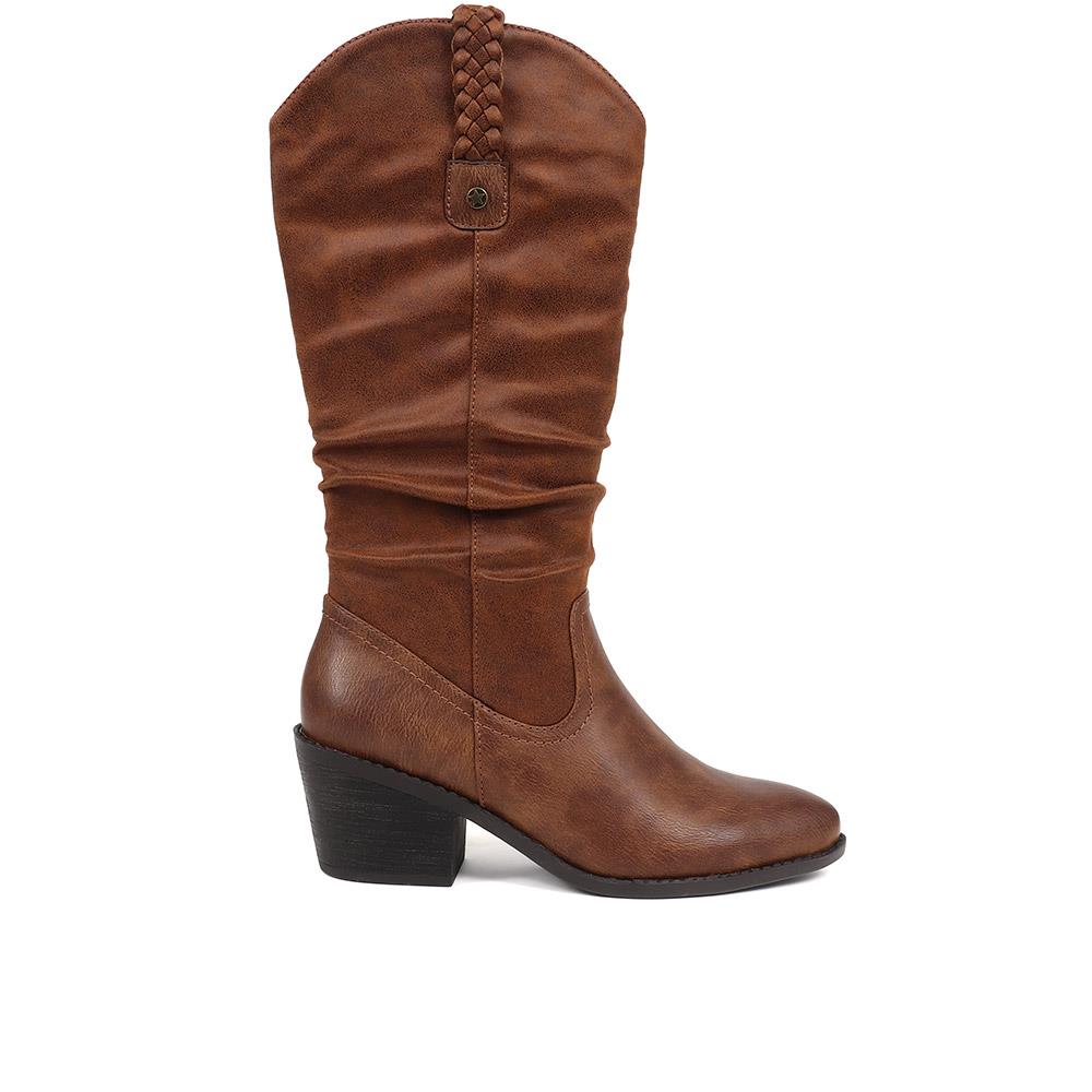 Mid-Calf Western Style Boots - WOIL38053 / 324 870 image 1