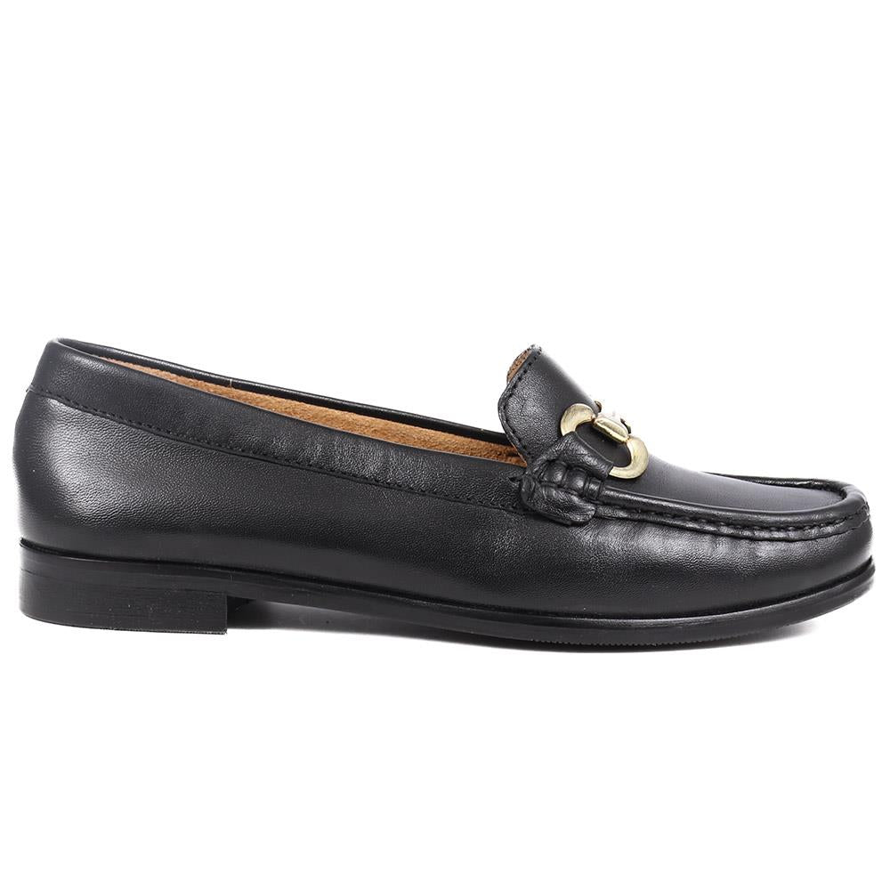 Leather Buckle Detail Loafers - NAP38021 / 325 129 image 1