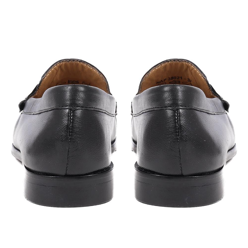 Leather Buckle Detail Loafers - NAP38021 / 325 129 image 2