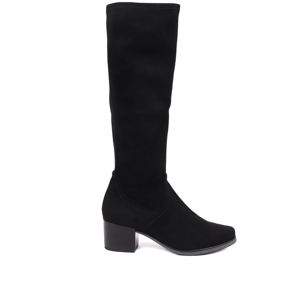 Knee High Low Heeled Boots - CAPRI38502 / 325 548 image 1