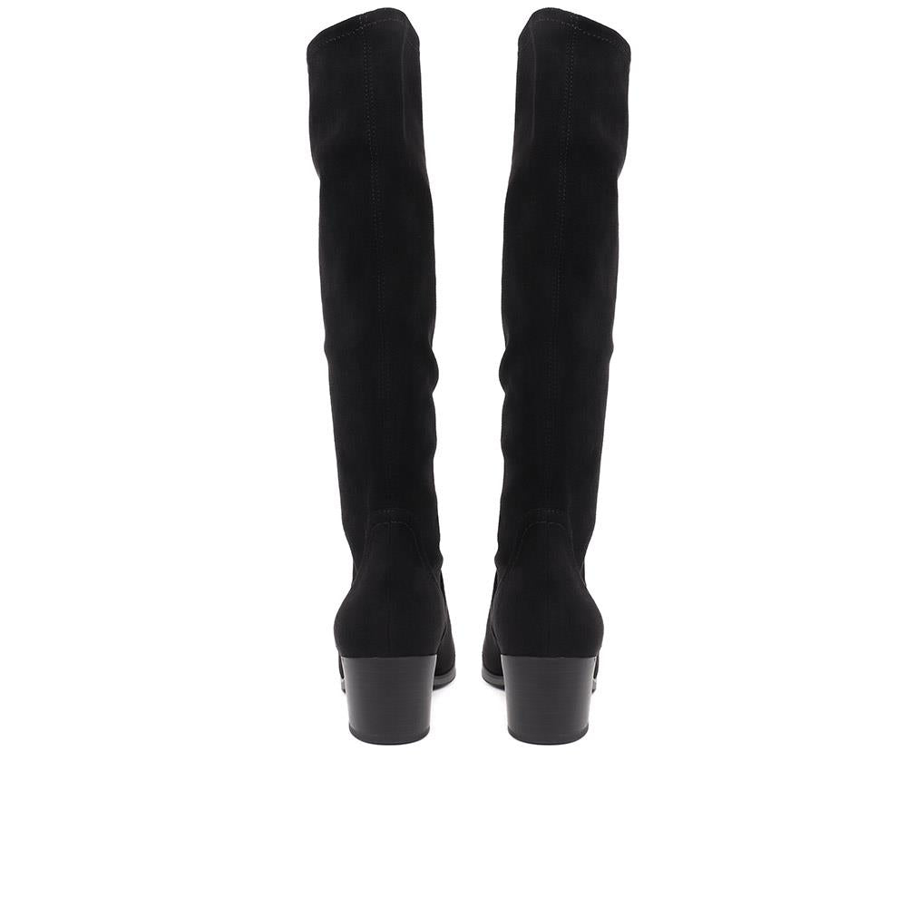 Knee High Low Heeled Boots - CAPRI38502 / 325 548 image 2