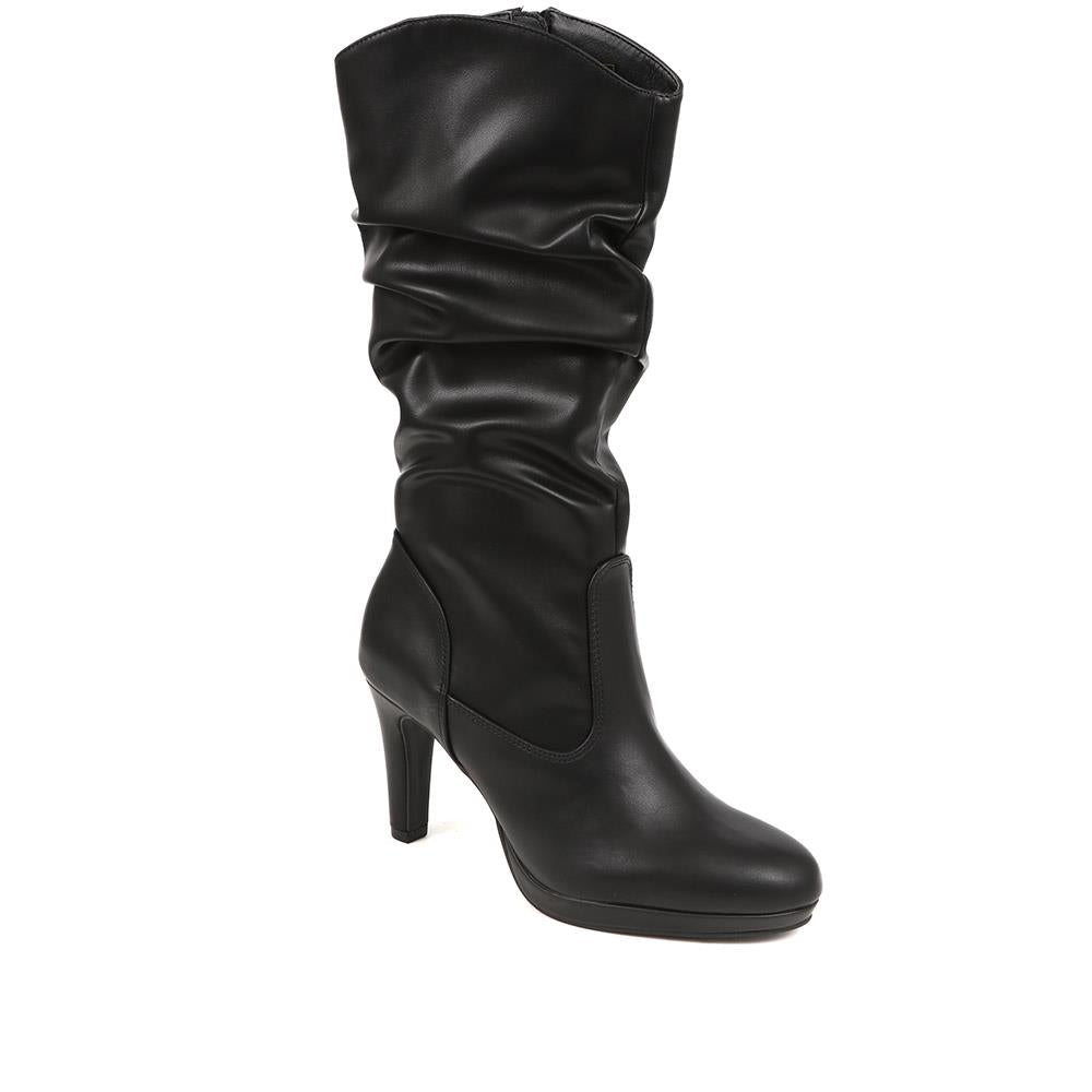 Ladies' Heeled Calf Boots - PLAN38009 / 324 101 image 3