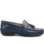 Embroided Panel Leather Loafers - CONT39001 / 325 241 image 1