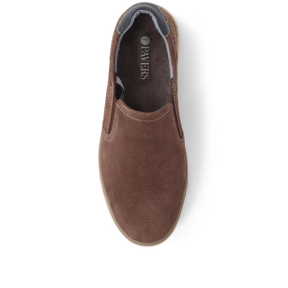 Slip-On Suede Trainers - PARK39003 / 324 897 image 4