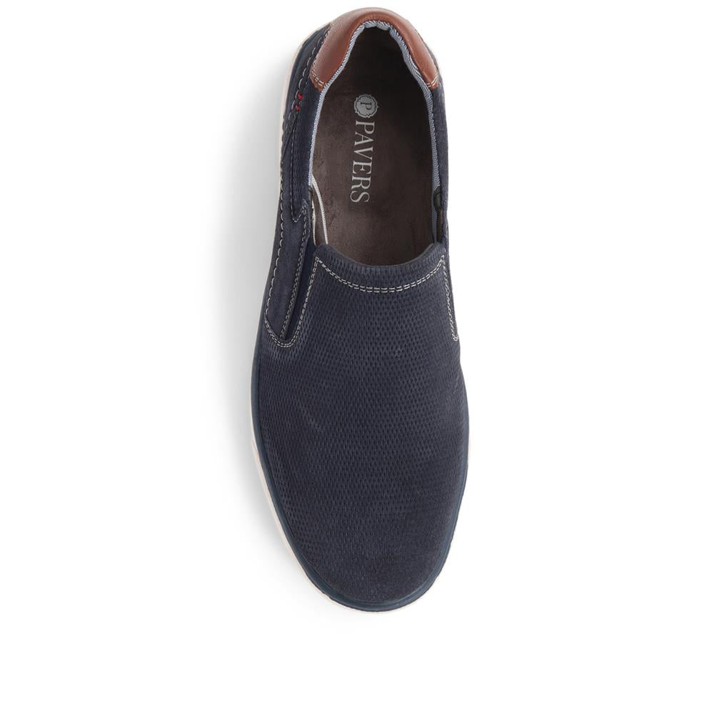 Slip-On Suede Trainers - PARK39003 / 324 897 image 4