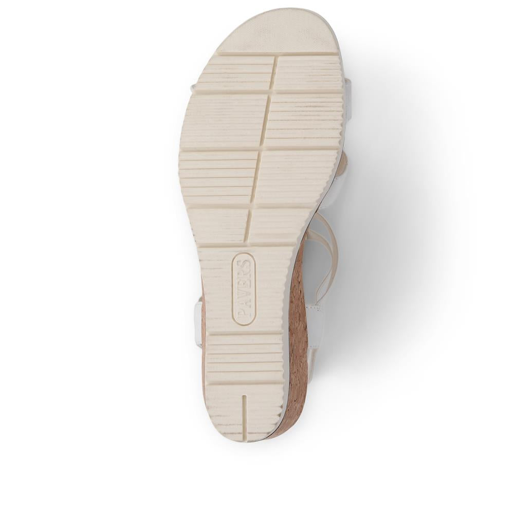 Embellished Gladiator Wedge Sandals - WBINS39029 / 325 230 image 3