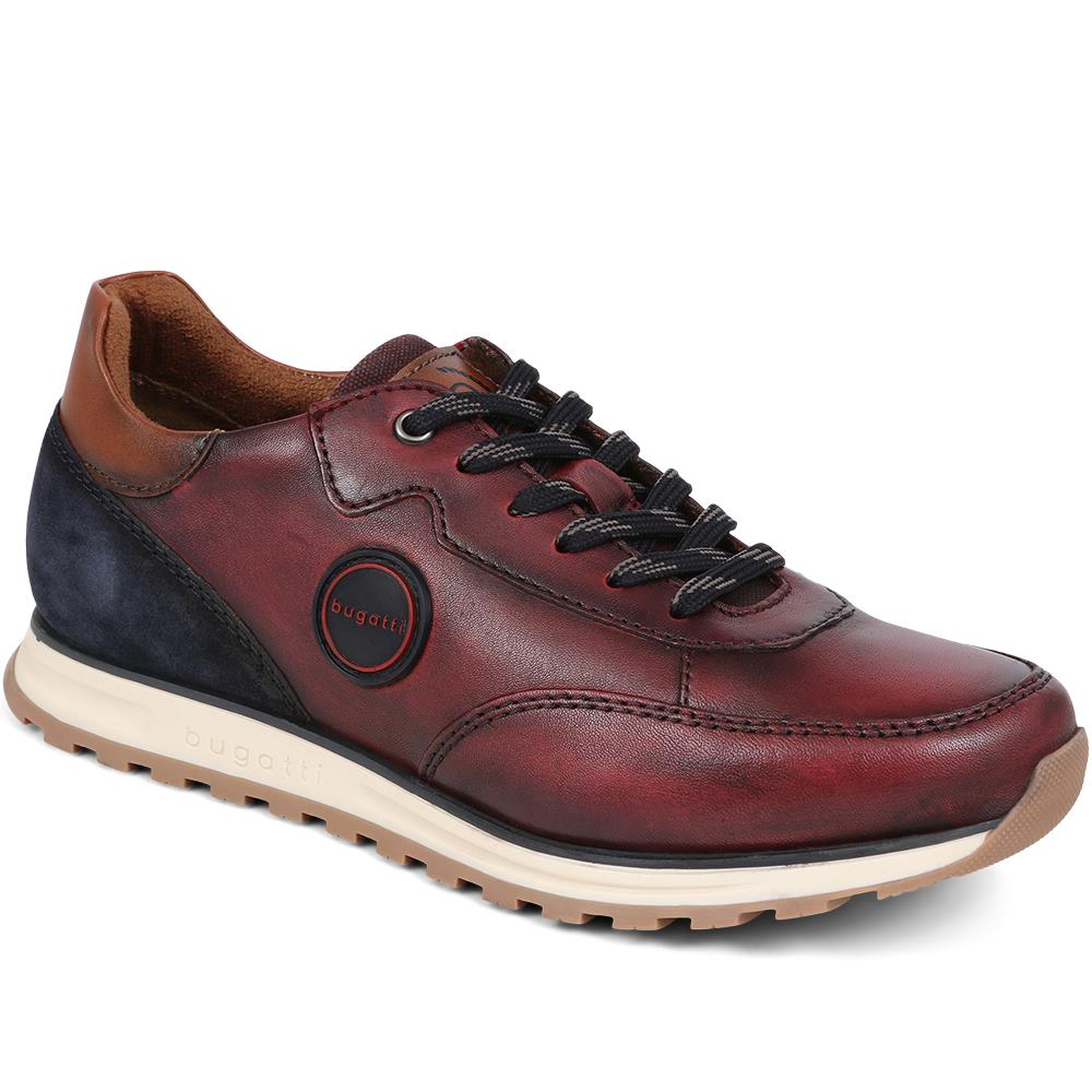 Leather Lace-Up Trainers  - BUG39503 / 324 762 image 0