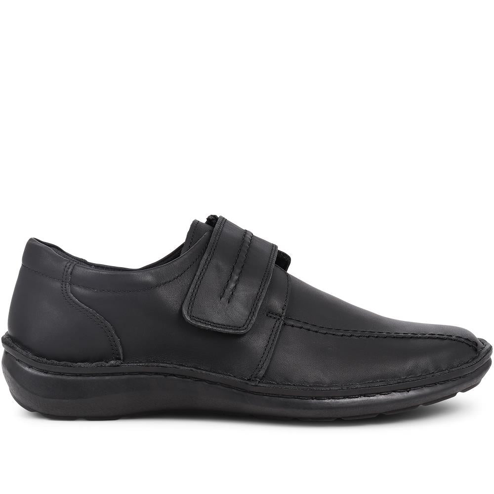 Wide Fit Men's Leather Shoes - HAK26000 / 310 502 image 0