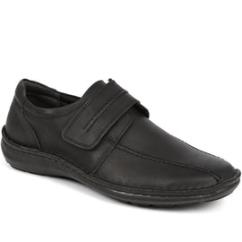 Touch-Fasten Leather Shoes