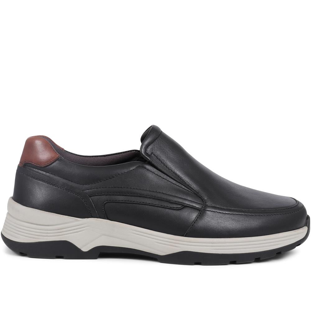 Dennis Leather Slip On Shoes  - DENNIS / 325 167 image 1