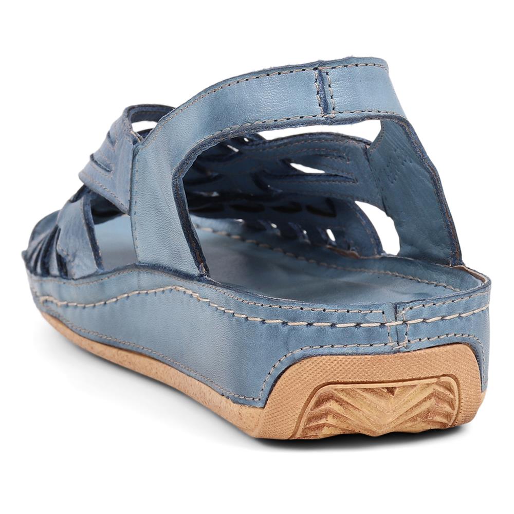 Soft Leather Slip-On Sandals  - KARY39009 / 325 512 image 2