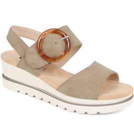 Touch-Fasten Platform Sandals 