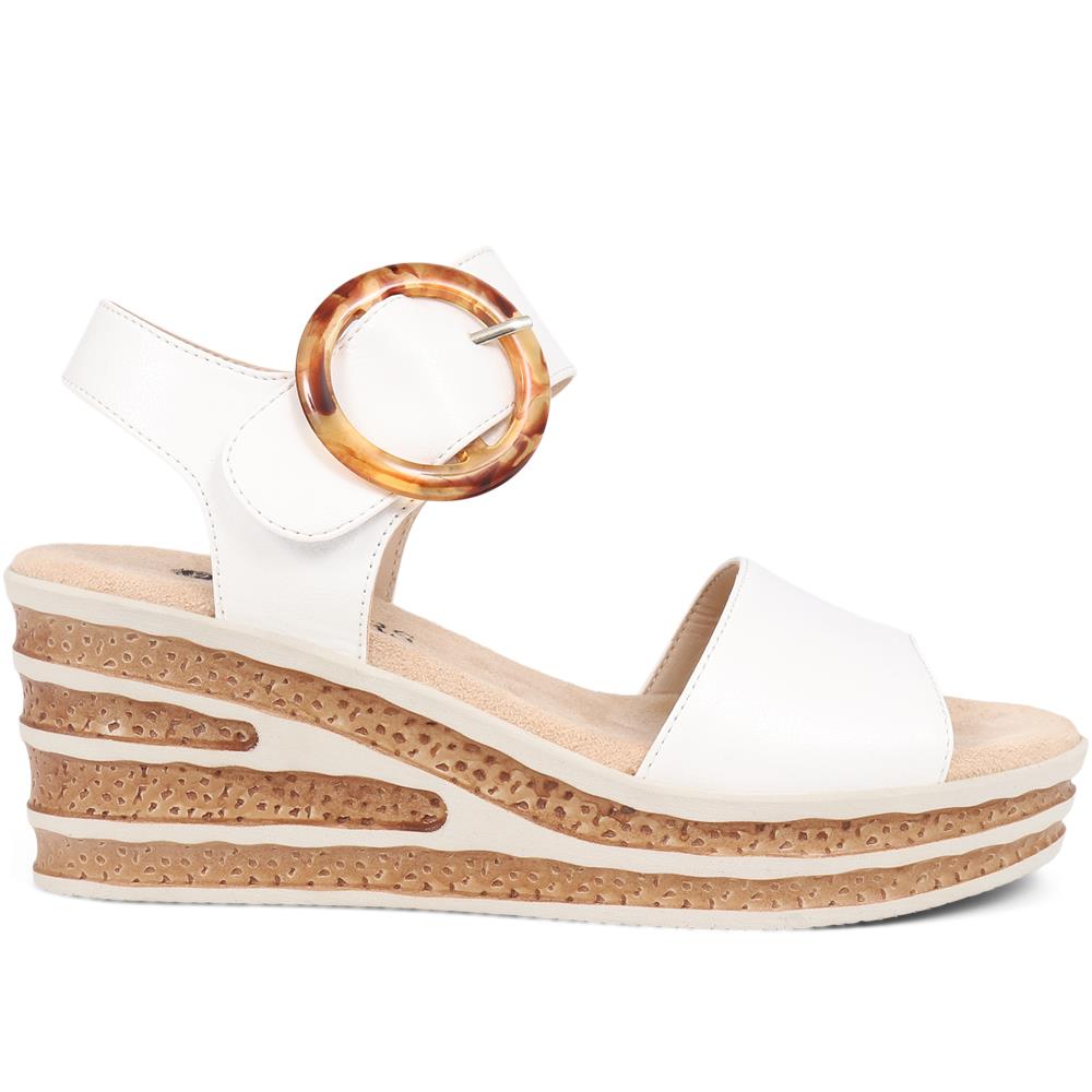 Touch-Fasten Wedge Sandals  - WBINS39086 / 325 357 image 1