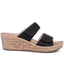 Touch-Fasten Wedge Mules - BAIZH39035 / 325 265 image 1