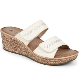 Touch-Fasten Wedge Mules