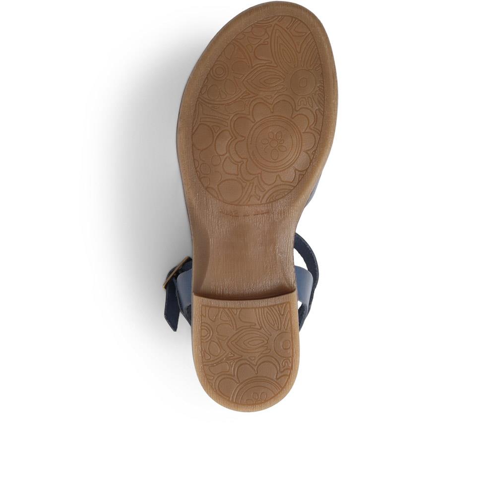Flat Leather Sandals  - TUYUR39003 / 325 293 image 3