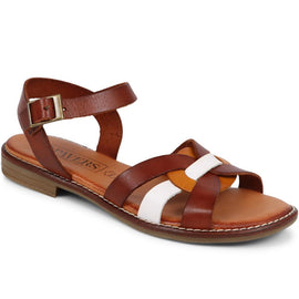 Flat Leather Sandals 