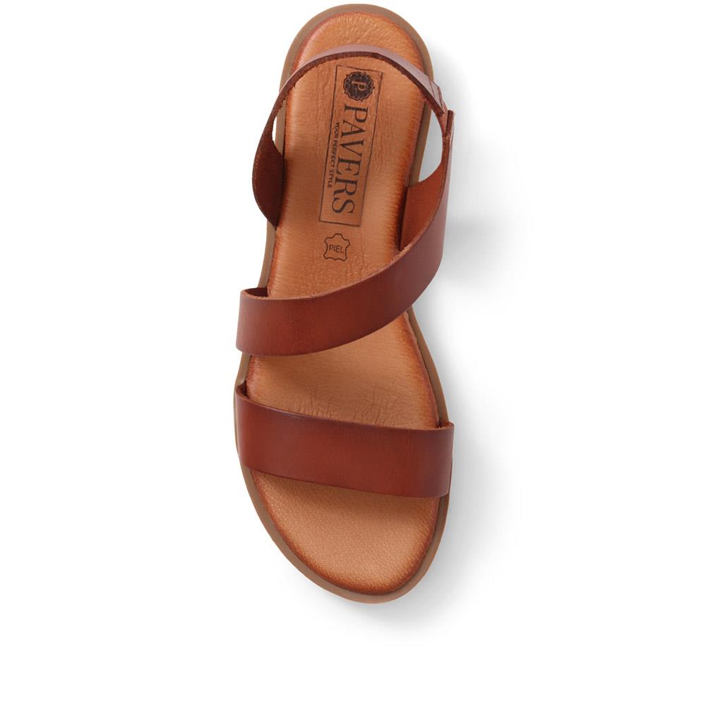 Slip-On Leather Sandals  - TUYUR39005 / 325 296 image 4