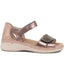 Leather Touch-Fasten Sandals  - CAL39001 / 325 185 image 1