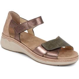 Leather Touch-Fasten Sandals 