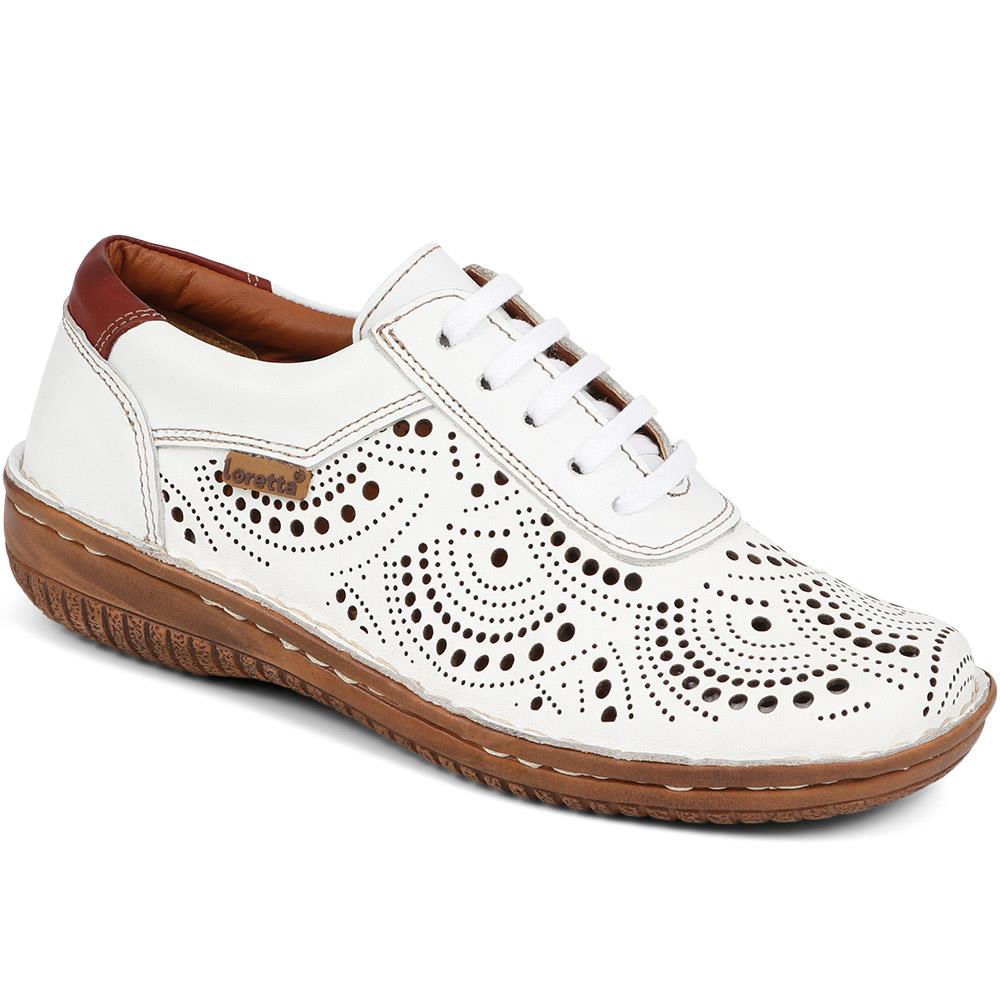 Loretta Leather Embellished Shoes  - HAK39023 / 325 539 image 0