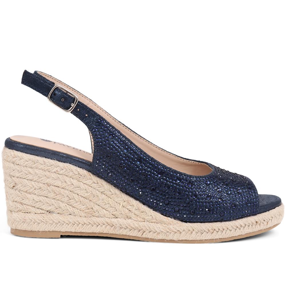 Embellished Espadrille Sandals  - HUANG39007 / 324 903 image 1