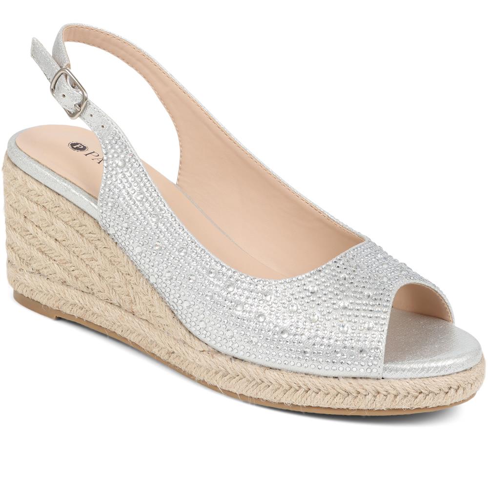 Embellished Espadrille Sandals  - HUANG39007 / 324 903 image 0